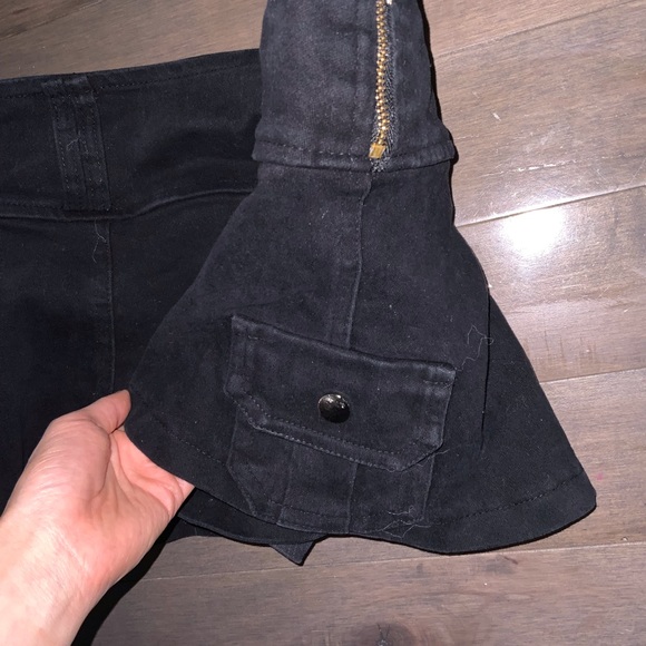 black super mini skirt - Picture 3 of 4